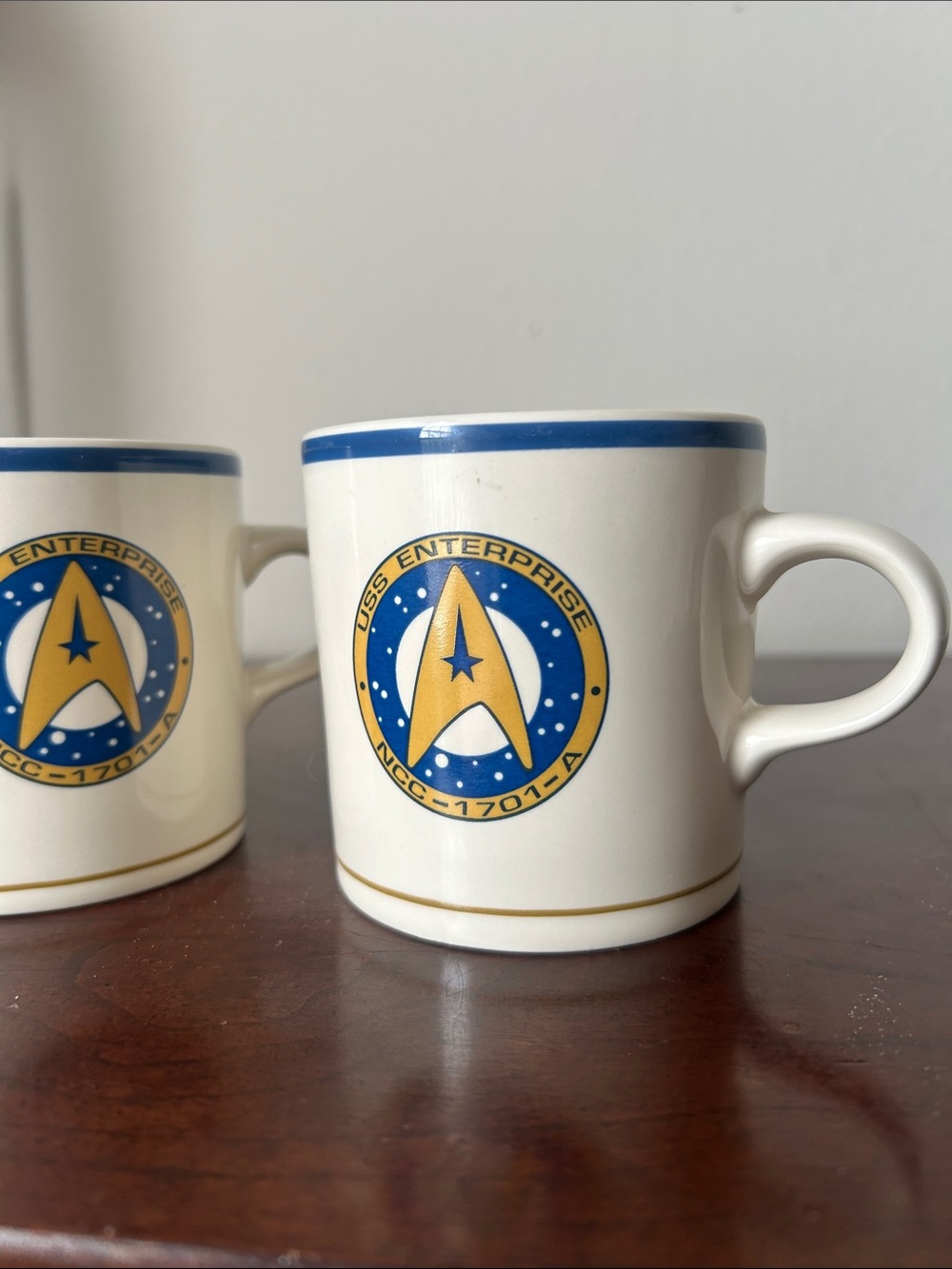 Vintage Pfaltzgraff Star Trek Coffee Mug NCC-1701-A USS Enterprise 1993